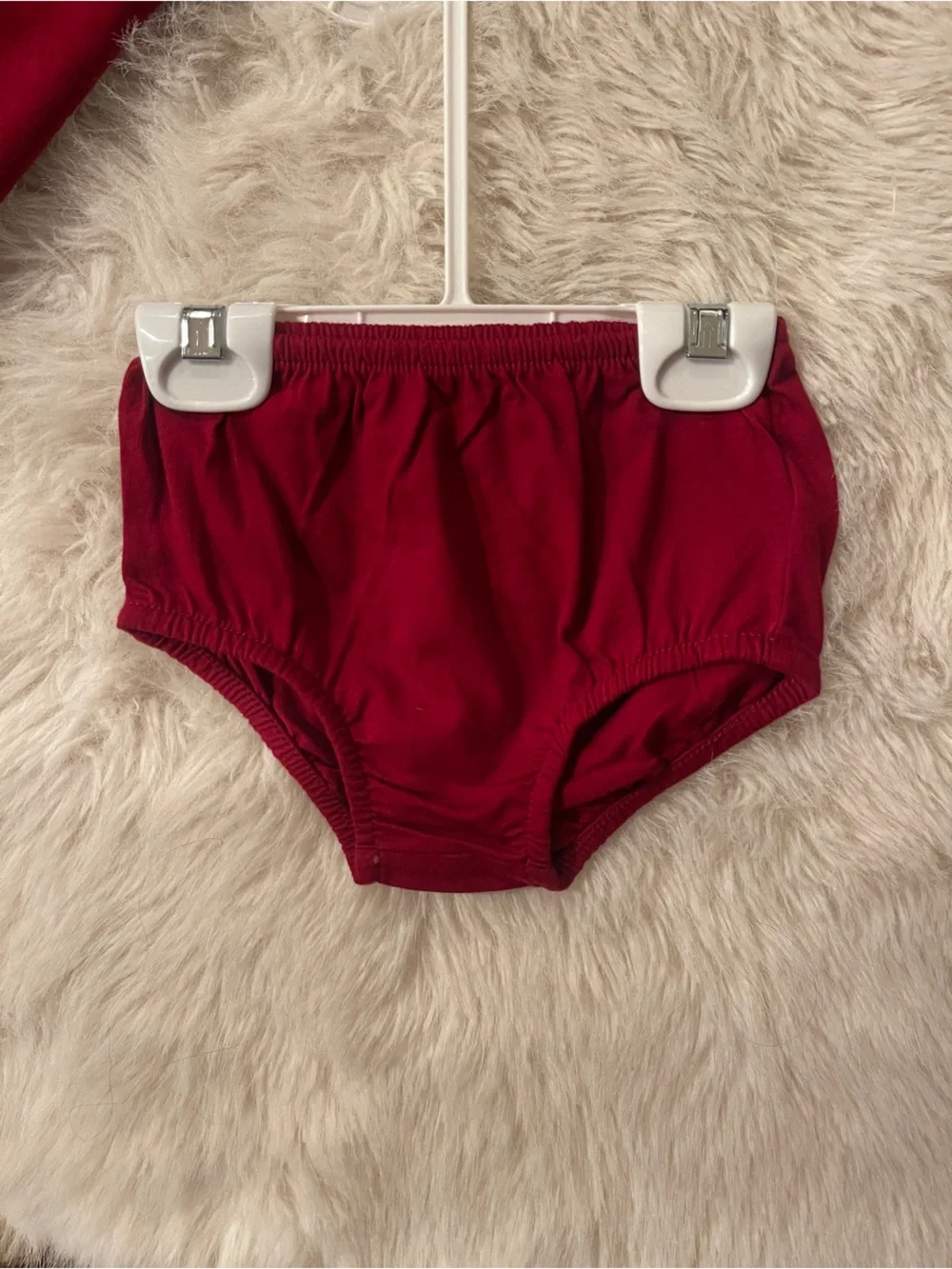 Ralph Lauren Girls' Velour Dress & Bloomer - Baby size: 12mos